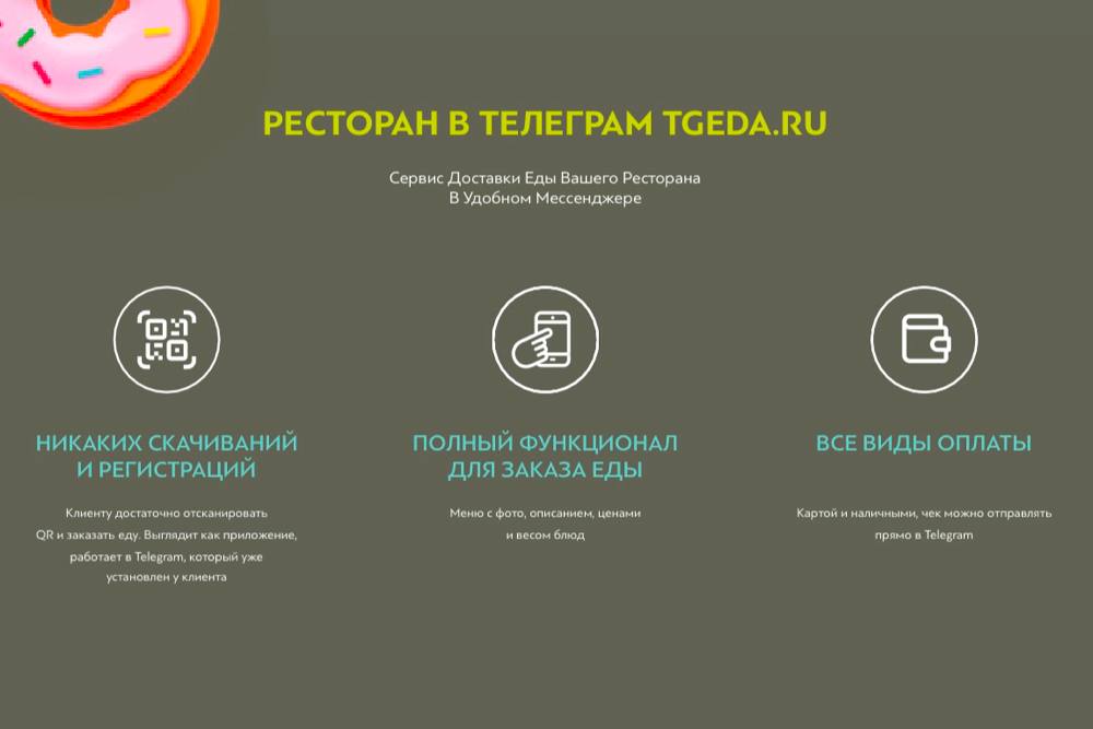 TgEda — новый сервис заказа еды в Telegram